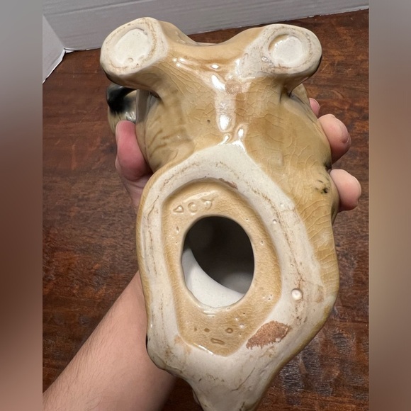 Vintage Fat Cat Figurine from Brazil, Siamese Cat Set of 2 - Picture 4 of 5